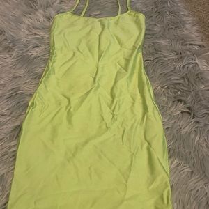 Neon mini dress